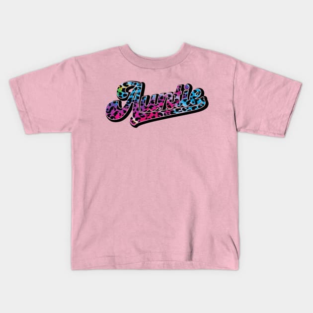 Auntie Kids T-Shirt by Hanadrawing